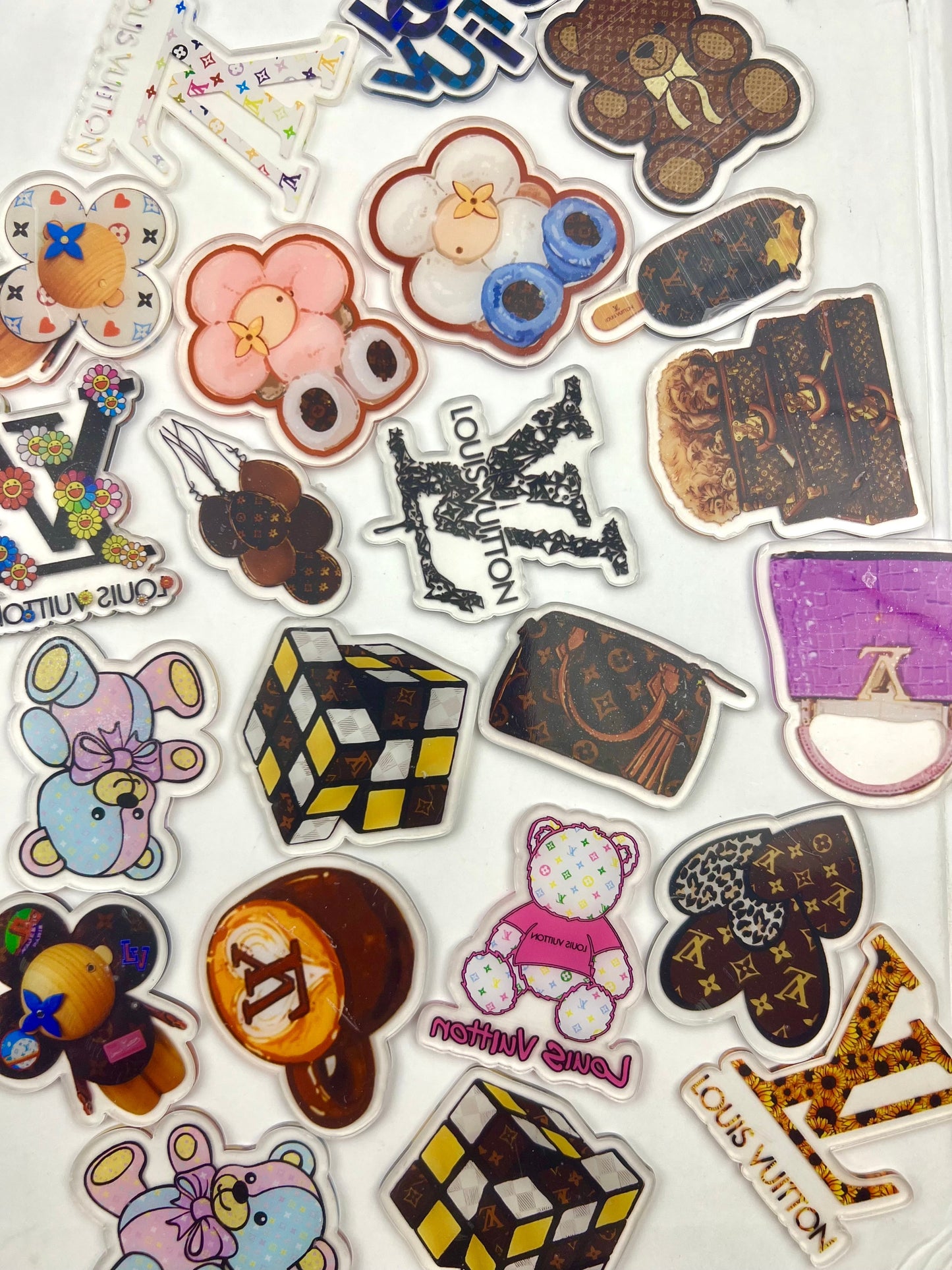 6cm Designer acrylic flatback sheets