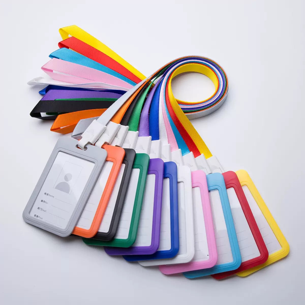Silicone colorful ID Card Holder