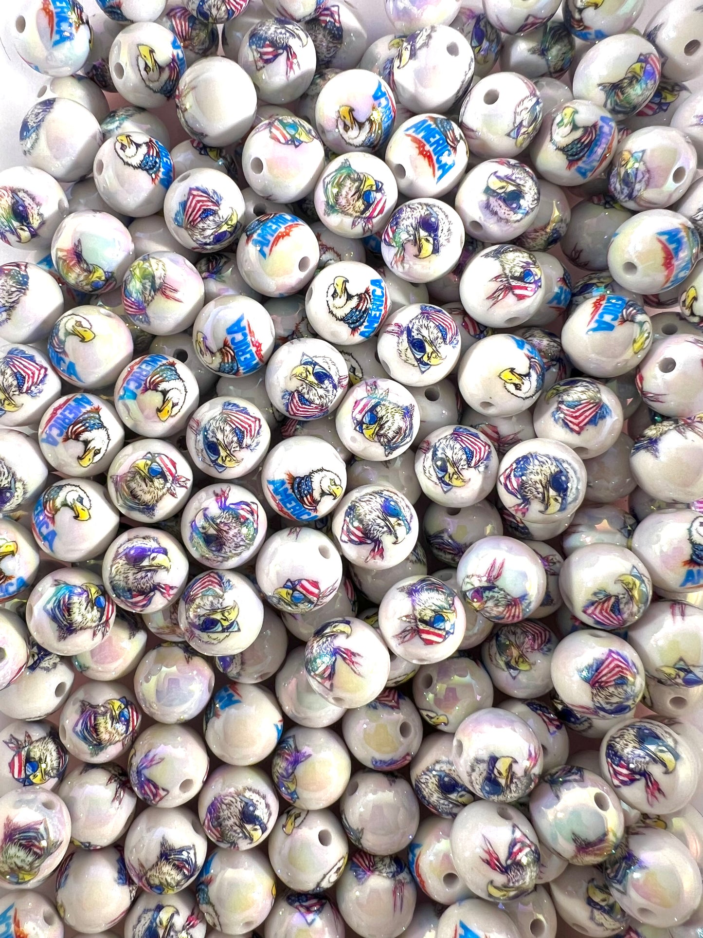 America eagle beads