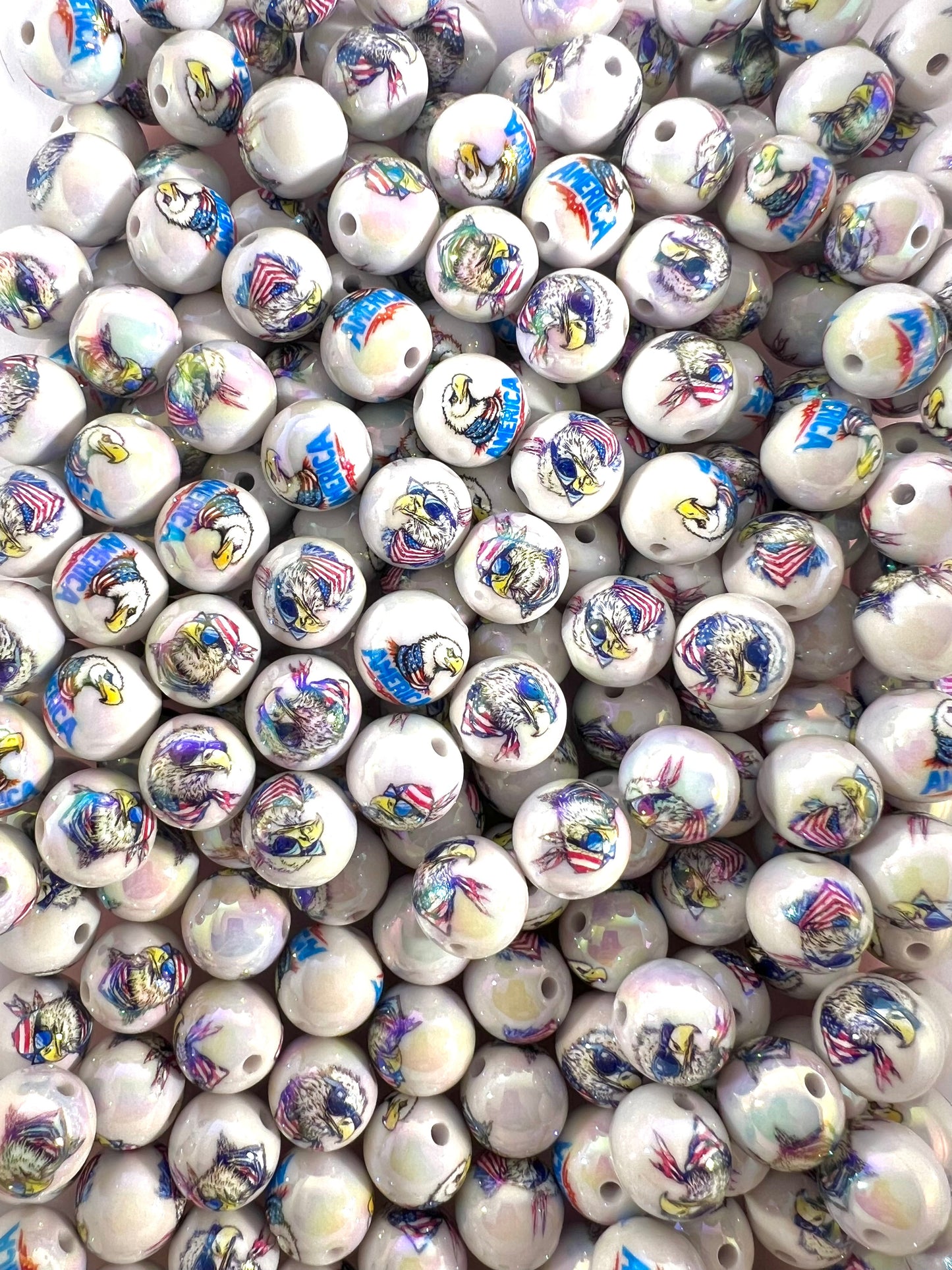 America eagle beads