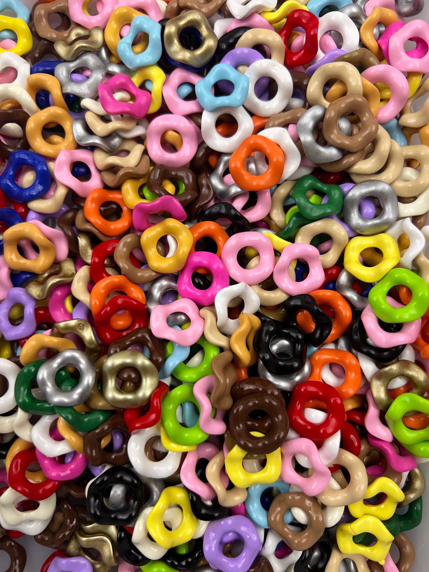 16mm colorful Spacer for pen and keychain