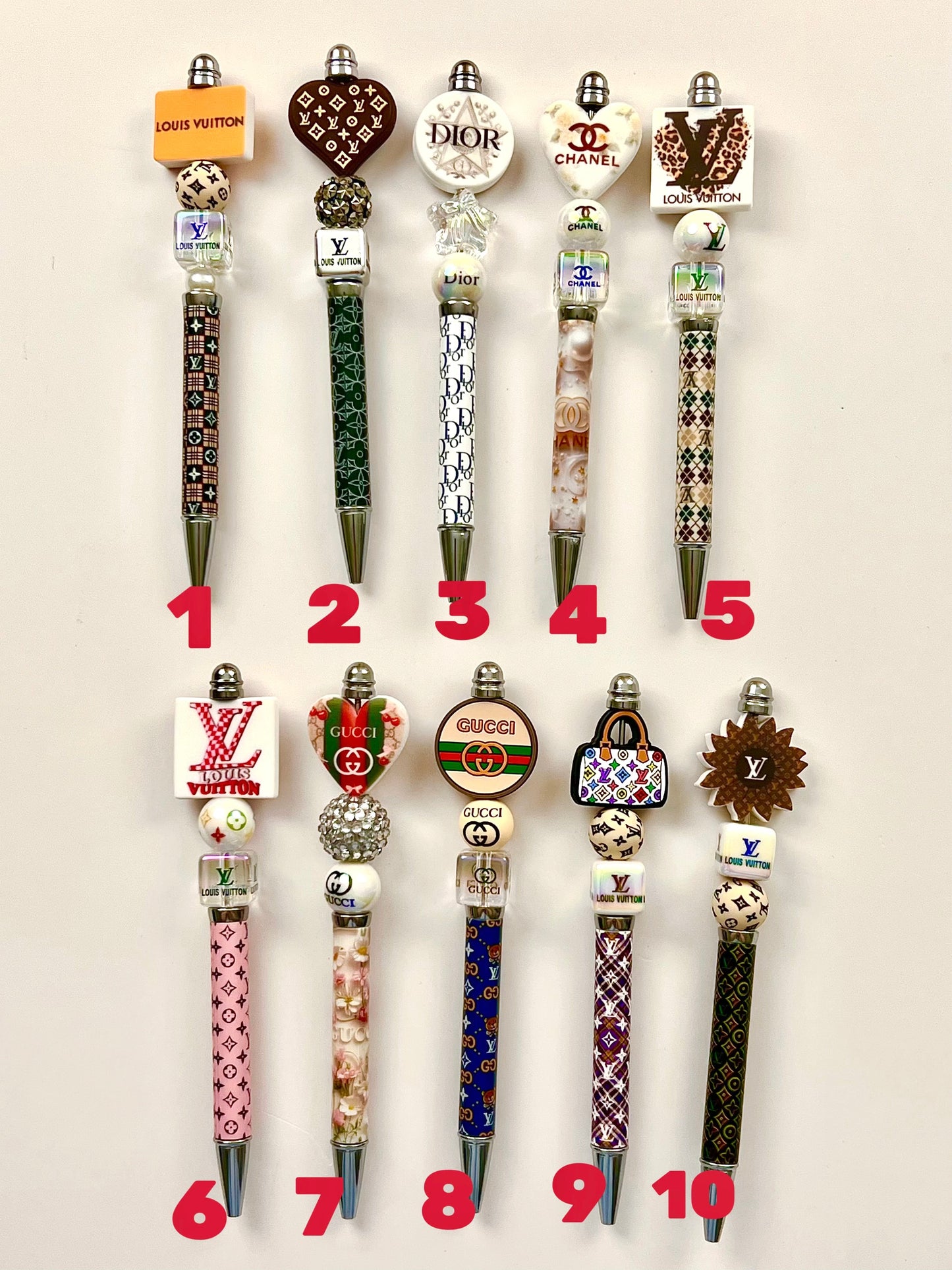 Pen Sparkle beaded Pen-DIY charm writing tool