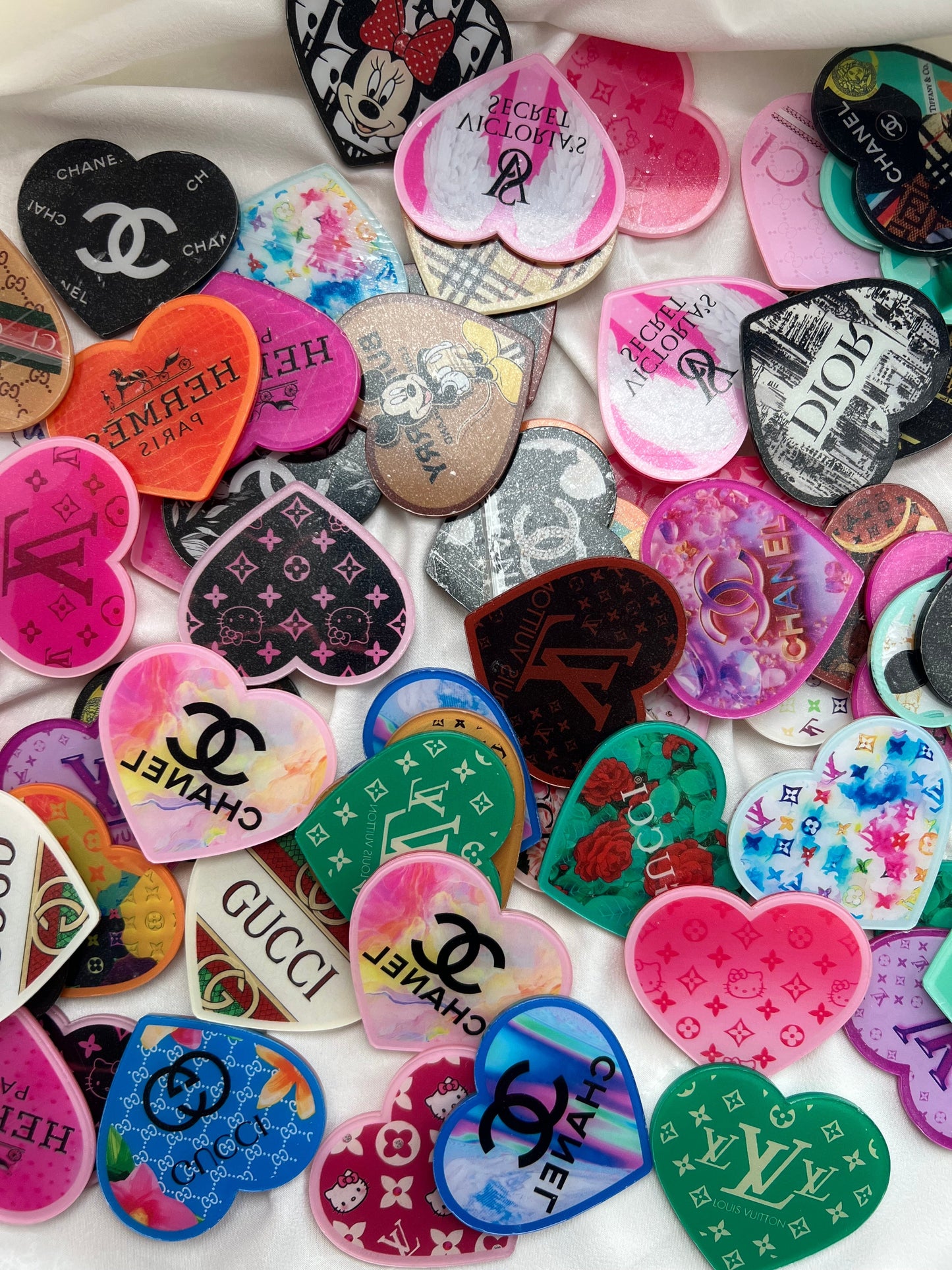 6cm Designer acrylic flatback sheets