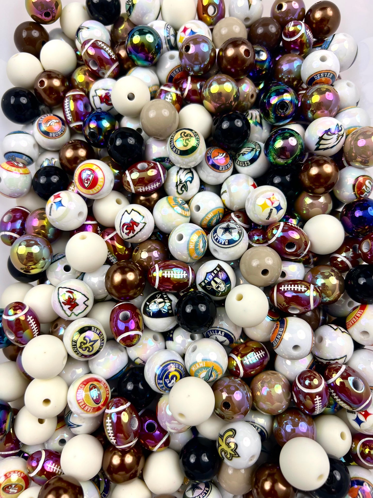 Football bead mix