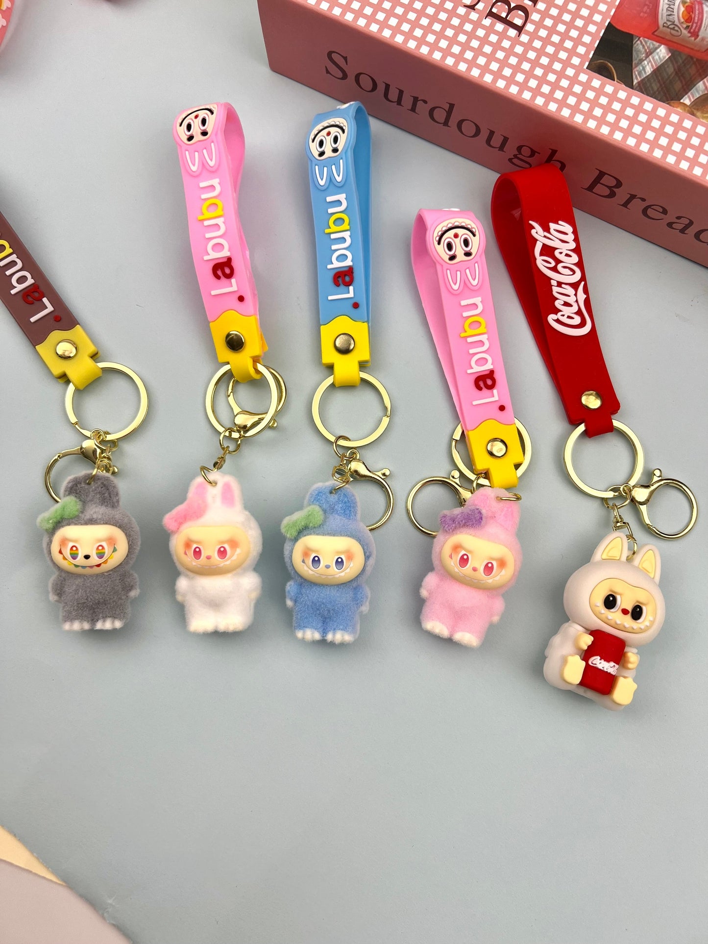 Large labubu keychain