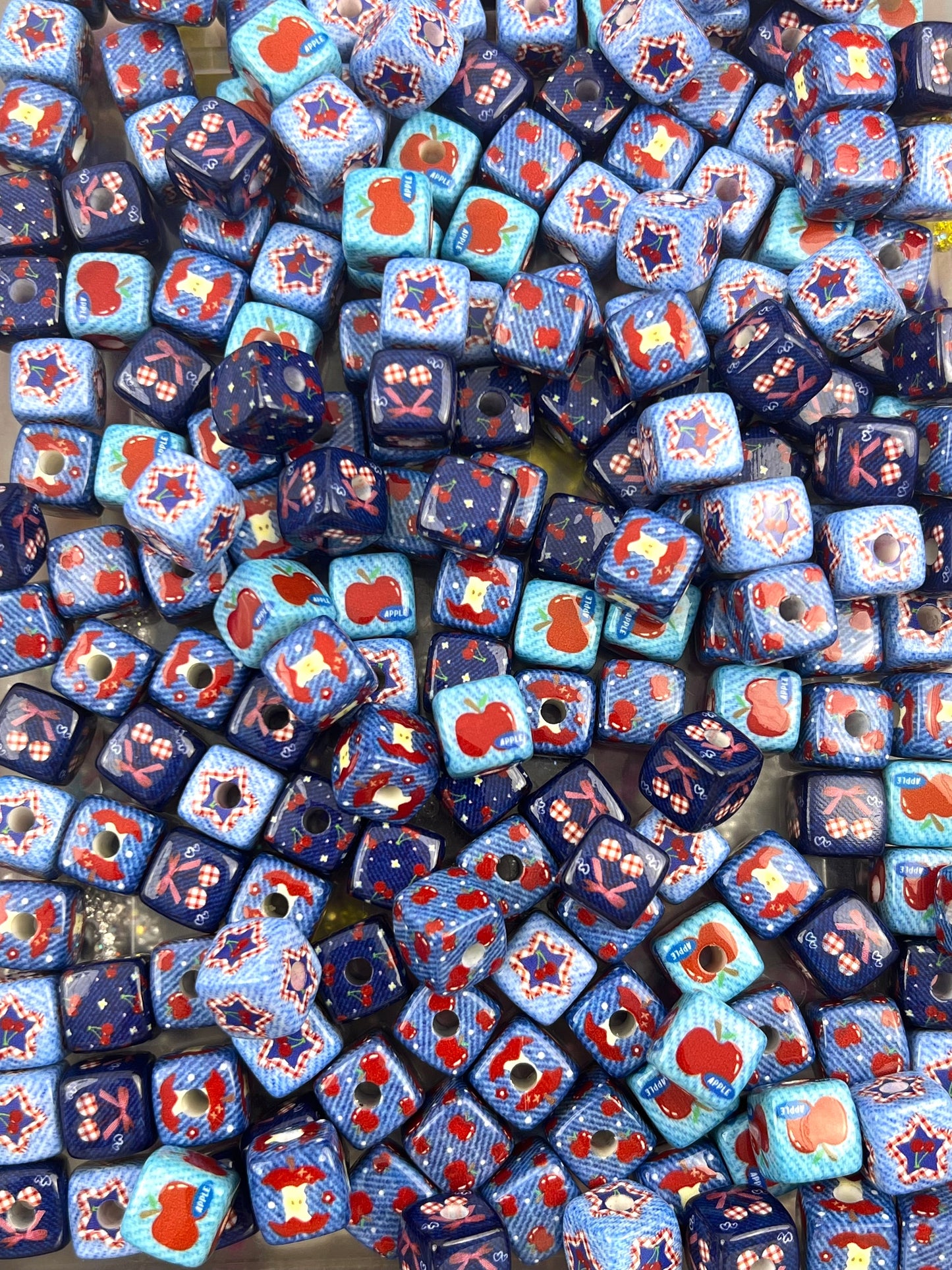 Cowboy blue apple mix cube