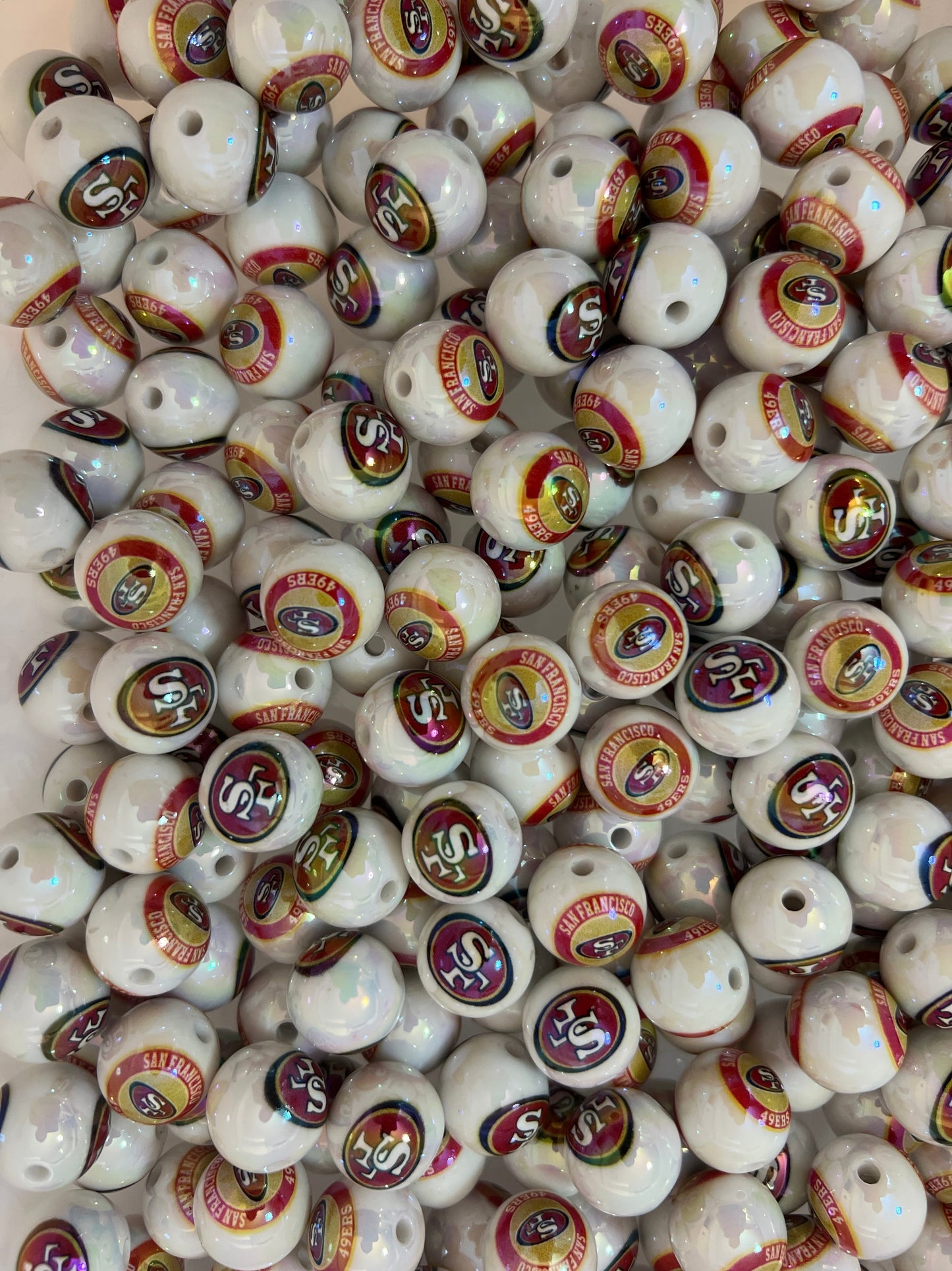 13 American football team bead