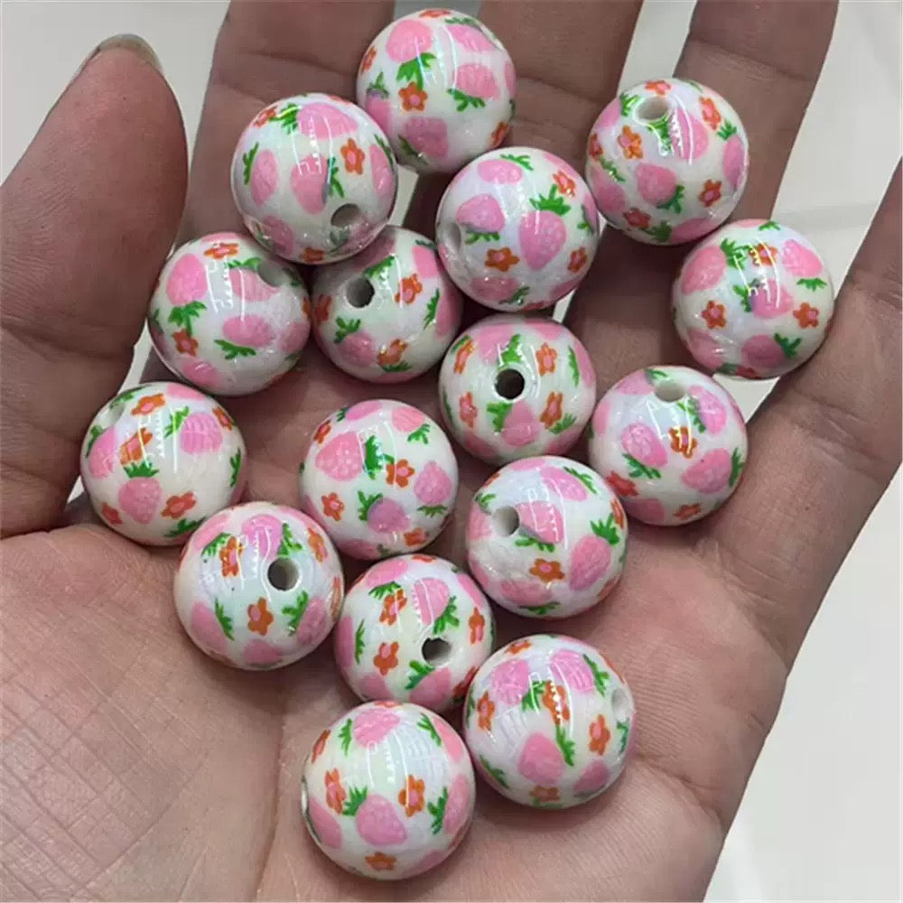 Strawberry beads