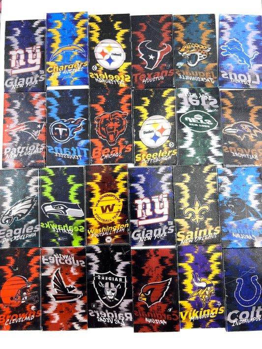 6cm football team acrylic flatback sheet