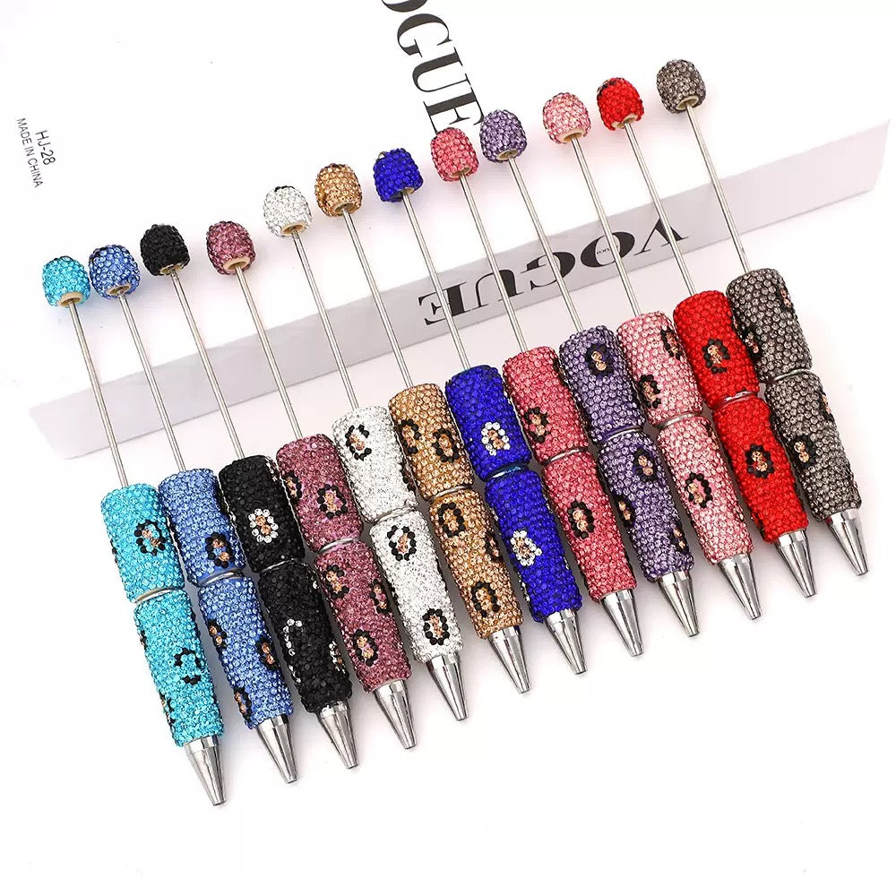Leopard colorful fancy diy pens