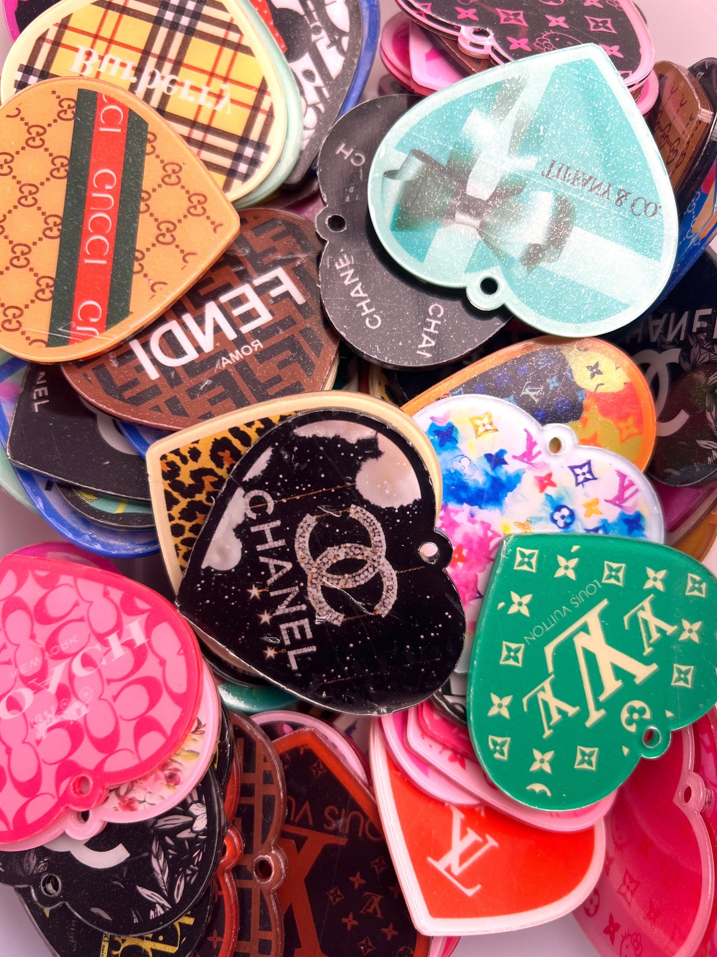 6cm Designer acrylic flatback sheets