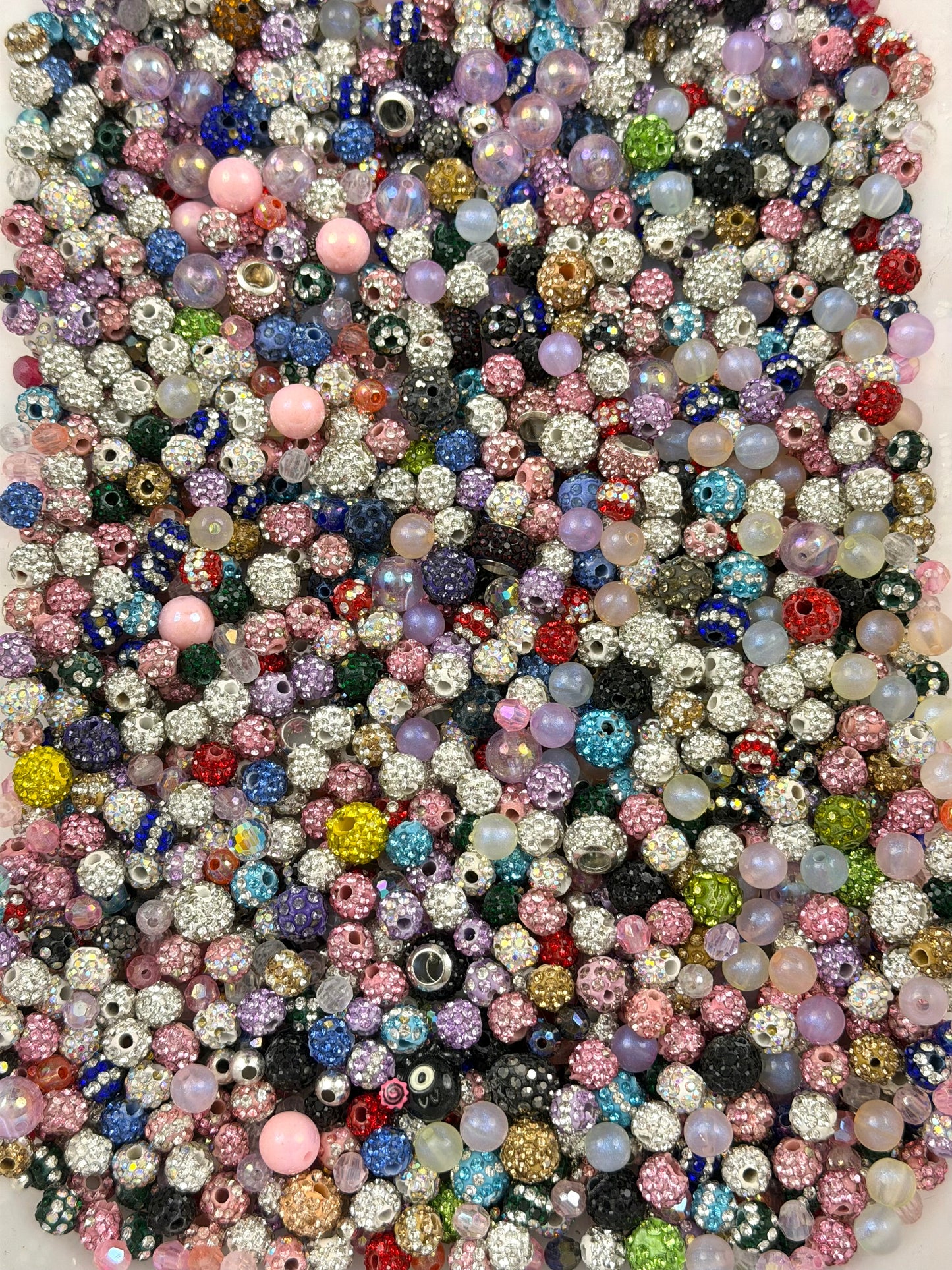 Small beads mixed