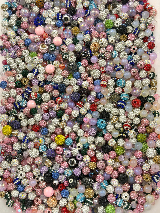 Small beads mixed