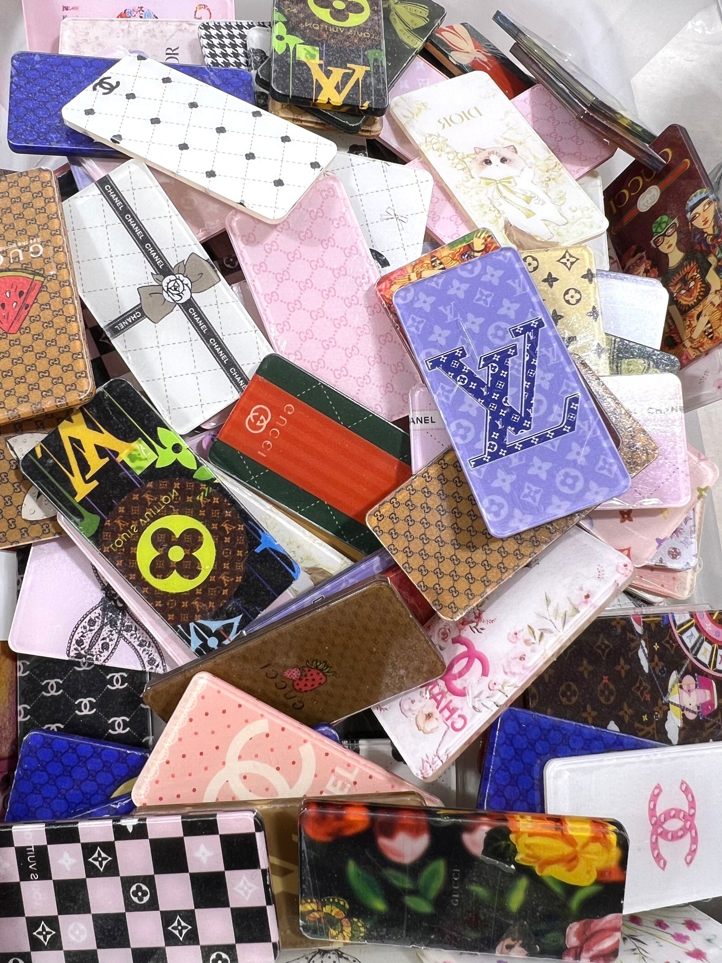 6cm Designer acrylic flatback sheets