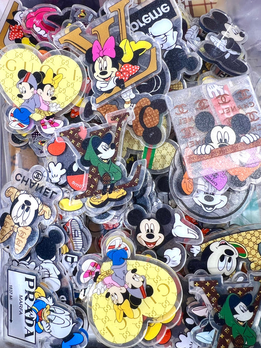 6cm Mickey Designer acrylic flatback sheet